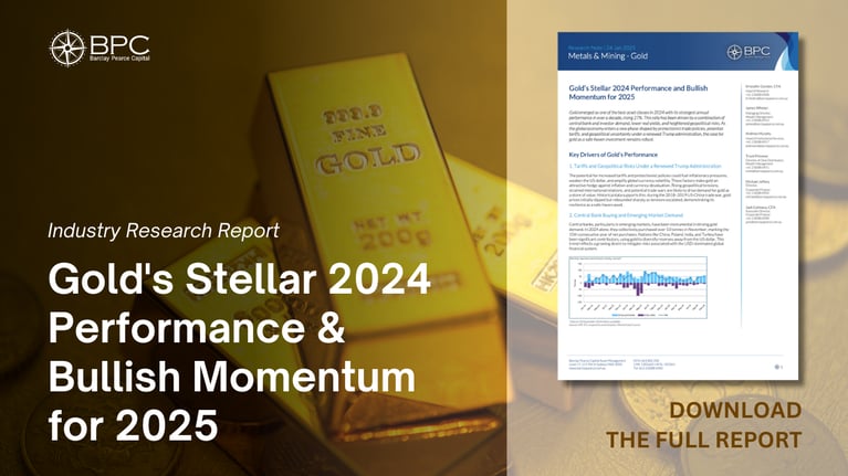 Industry Research Report - Gold's Stellar 2024 Performance and Bullish Momentum for 2025