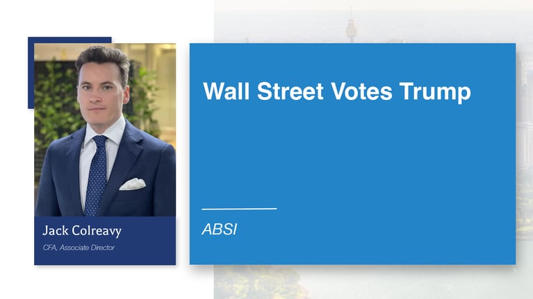 ABSI - Wall Street Votes Trump