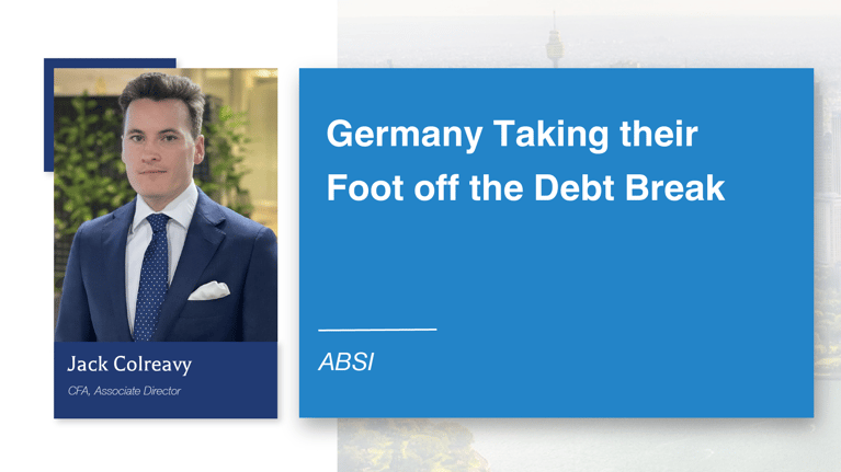 ABSI - Germany Taking their Foot off the Debt Break