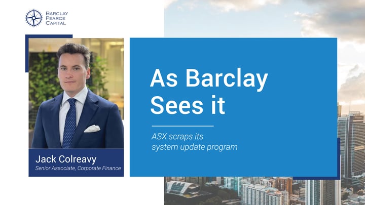 ABSI - ASX Ltd Scraps its System Update Program