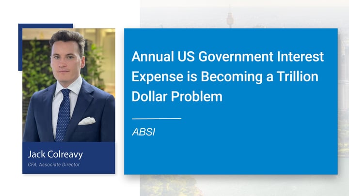 ABSI - Annual US Government Interest Expense is Becoming a Trillion Dollar Problem