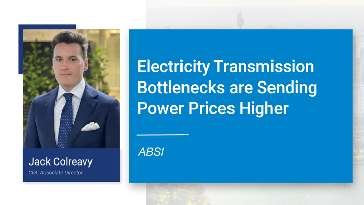 ABSI - Electricity Transmission Bottlenecks are Sending Power Prices Higher