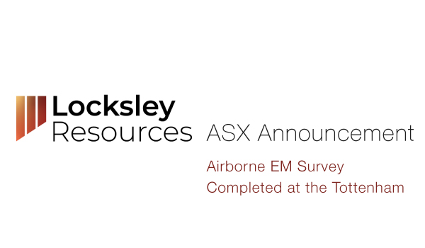 Locksley Resources Ltd (ASX:LKY): Tottenham Project EM Survey Update