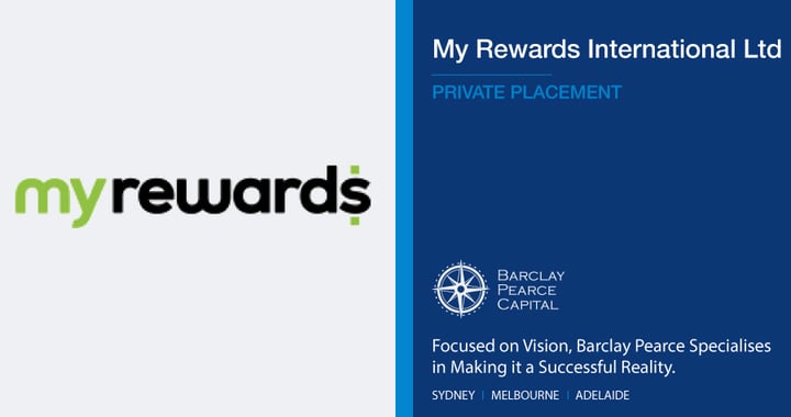 Private Placement - My Rewards International Ltd