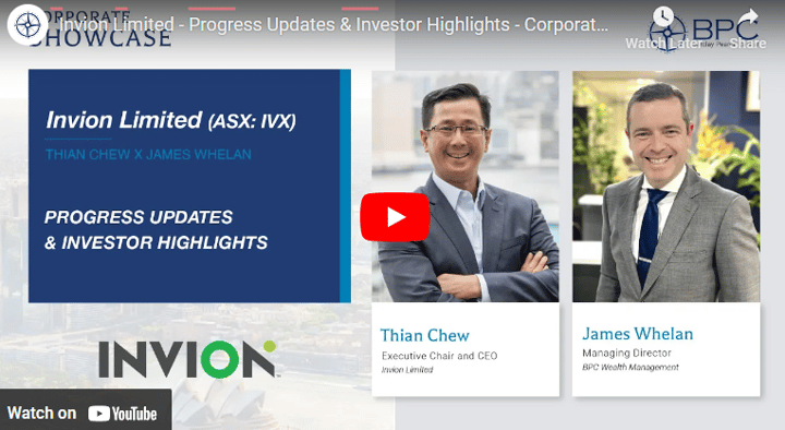 Invion Limited - Progress Updates & Investor Highlights - Corporate Showcase - Episode 26