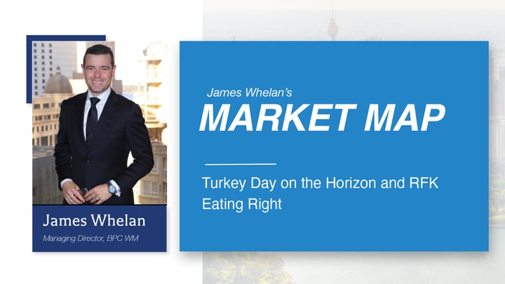 Turkey Day on the Horizon and RFK Eating Right - Market Map from James Whelan