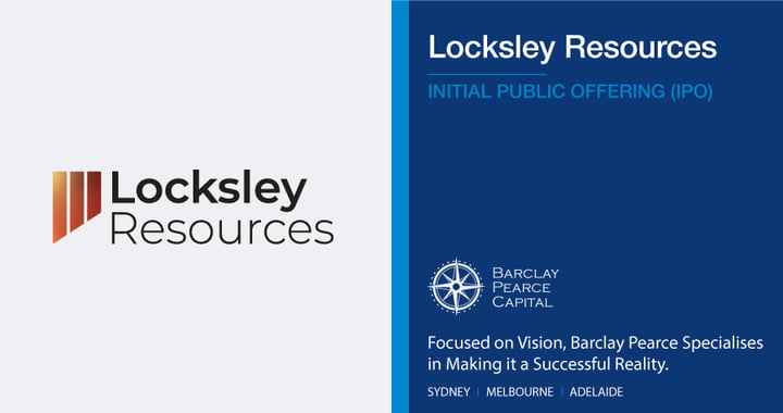 Locksley Resources Limited - Initial Public Offering