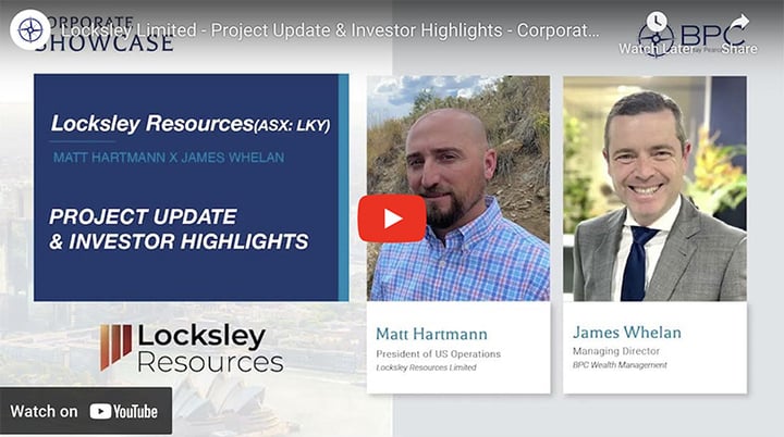 Project Update & Investor Highlights - Locksley Resources Limited (ASX:LKY)