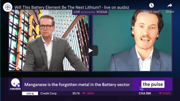 Will this battery element be the next lithium? - Live on Ausbiz