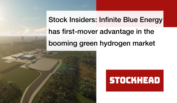 Infinite Blue Energy has first mover advantage in booming green hydrogen market