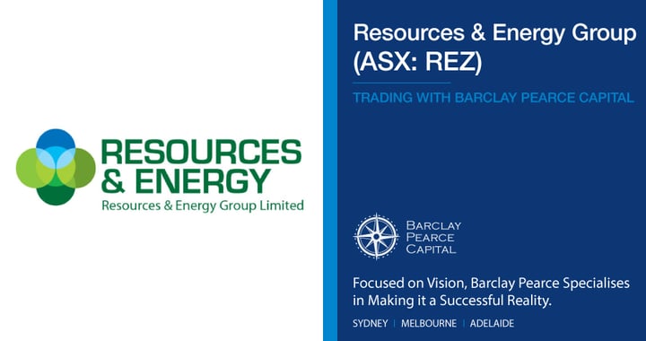 Resources and Energy Group (ASX:REZ) - Trading With Barclay Pearce Capital