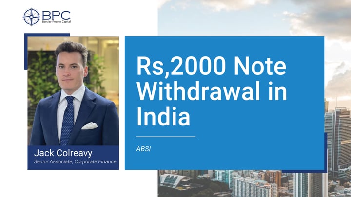 ABSI - Rs2,000 Note Withdrawal in India