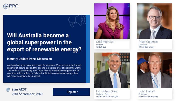 Australian Renewable Energy Webinar